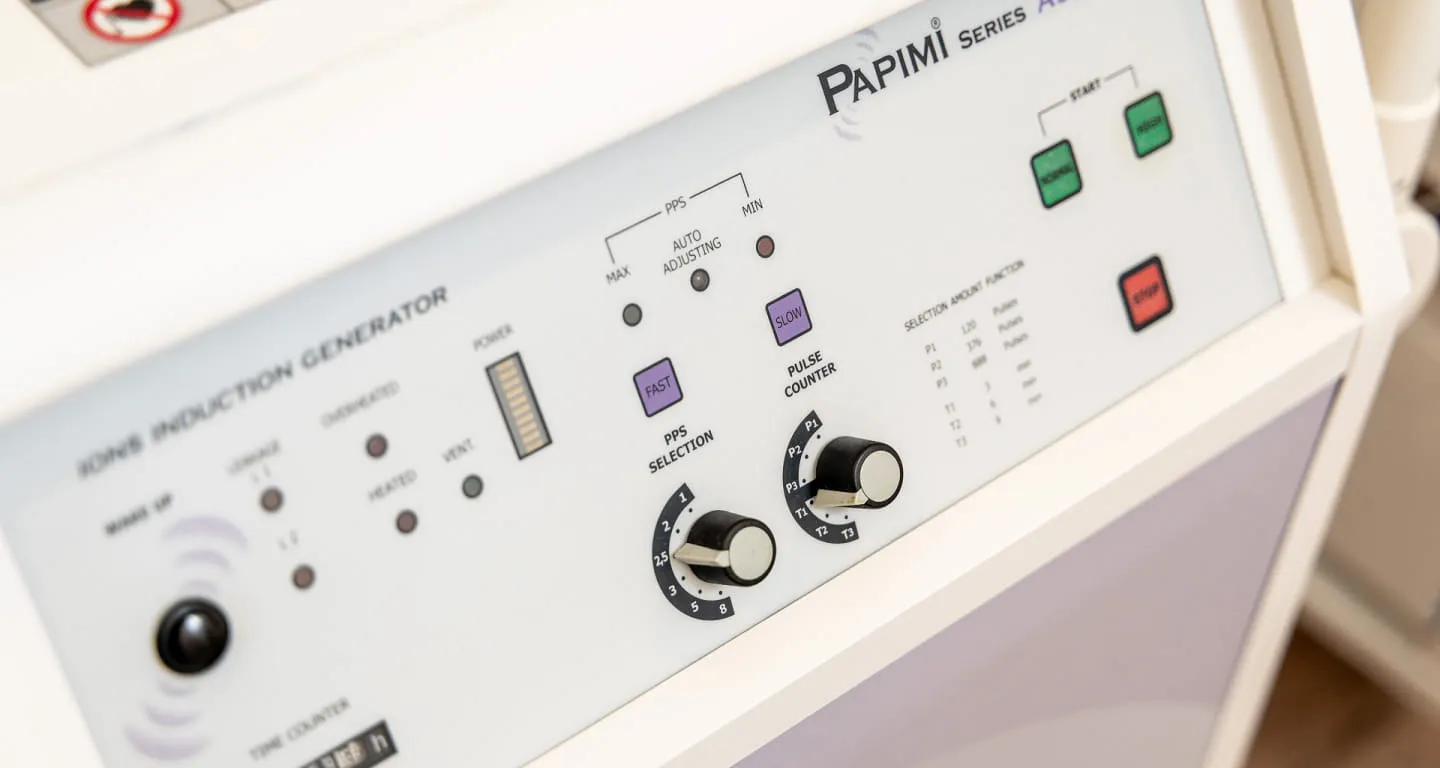 papimi Ionen-Induktionsgerät in der Gesundheitspraxis Kricker